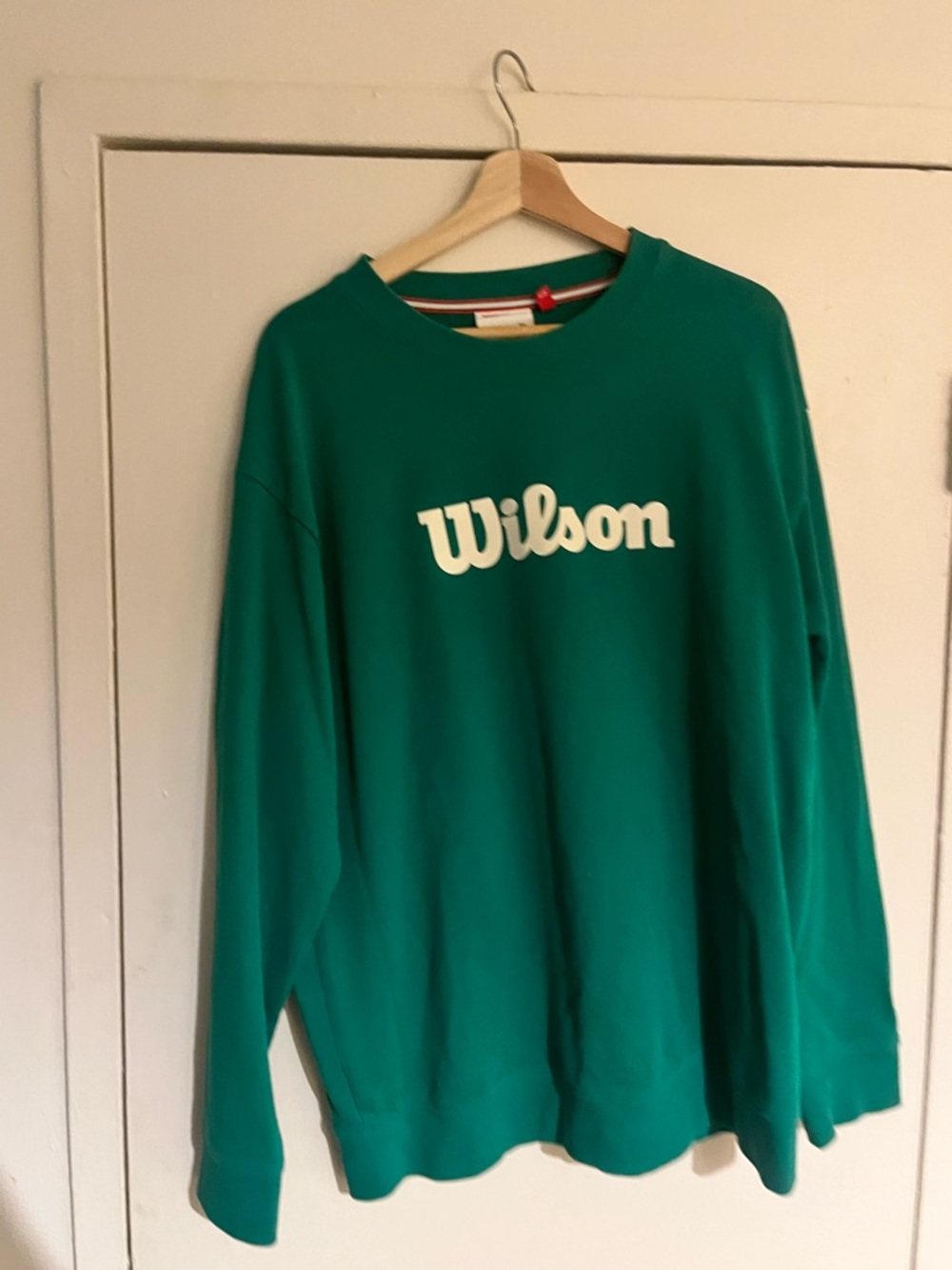 Wilson Emerald Green Sweatshirt with White Logo
